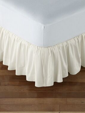 Gathered Cotton Bed Skirt
